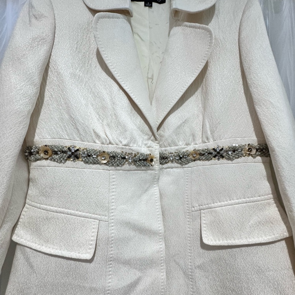 Albert Nipn Brand Set Of Jacket & Skirt , Color O… - image 6